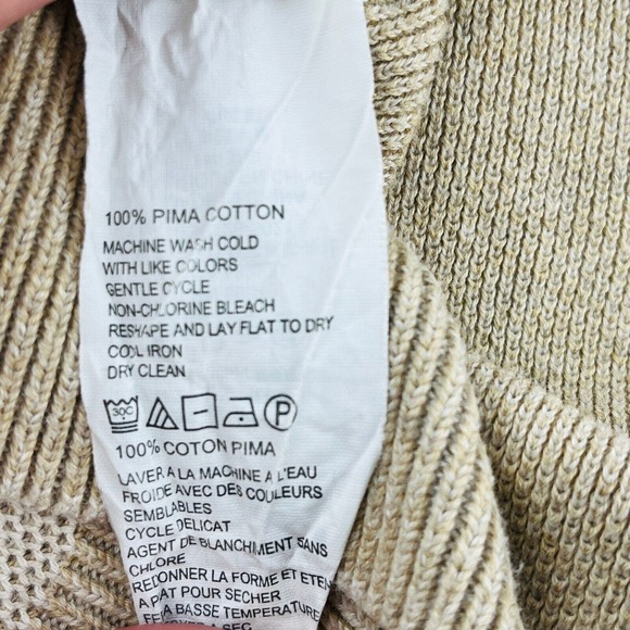 Mens XXL Tommy Bahama Make Mine A Double Sweater Reversible Tan‎ Pullover V-Neck - Picture 5 of 5